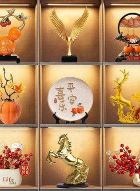 大鹏展翅家居客厅k电视柜酒柜装饰品办公室桌面工艺品摆件轻奢高
