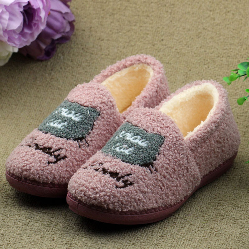 冬季新款女家居棉鞋保暖月子包跟C室内棉鞋防滑软底软毛绒休闲棉,淘宝优惠券,粉丝福利购,淘宝优惠卷