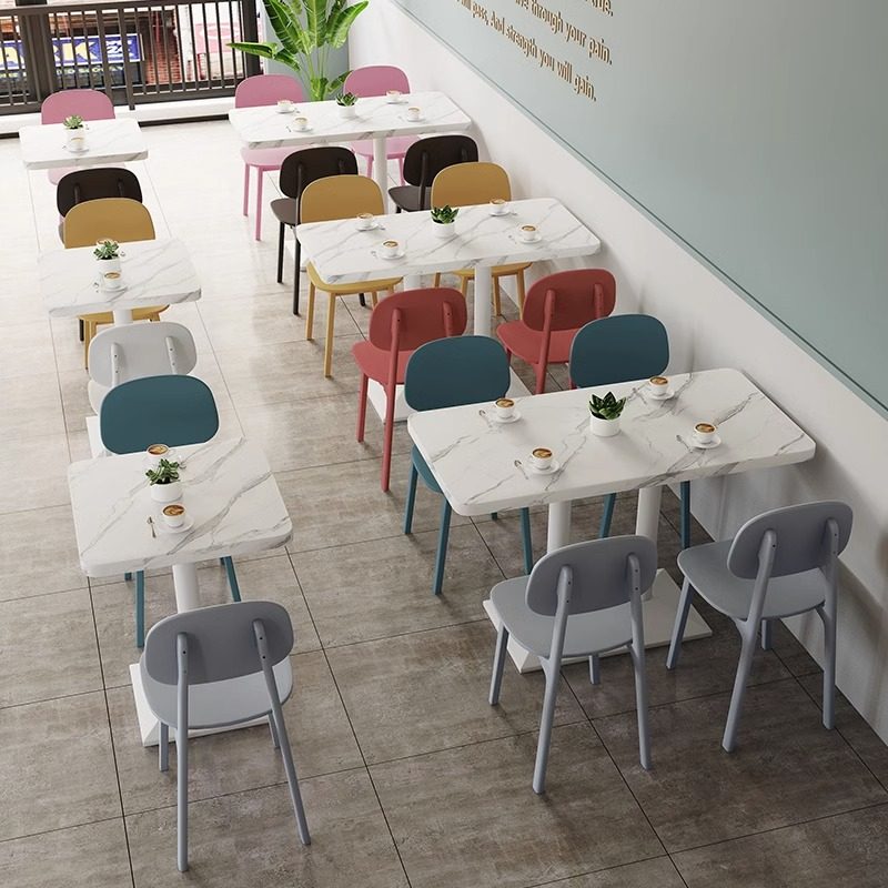 公司员工食堂餐饮小吃快餐店餐桌椅商用组合粉店面馆饭Y堂饭厅学,淘宝优惠券,粉丝福利购,淘宝优惠卷