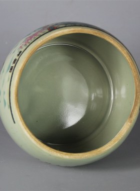 景德镇仿古陶瓷同治粉彩群婴戏图蛐蛐罐盖罐家居装饰展柜摆件收藏