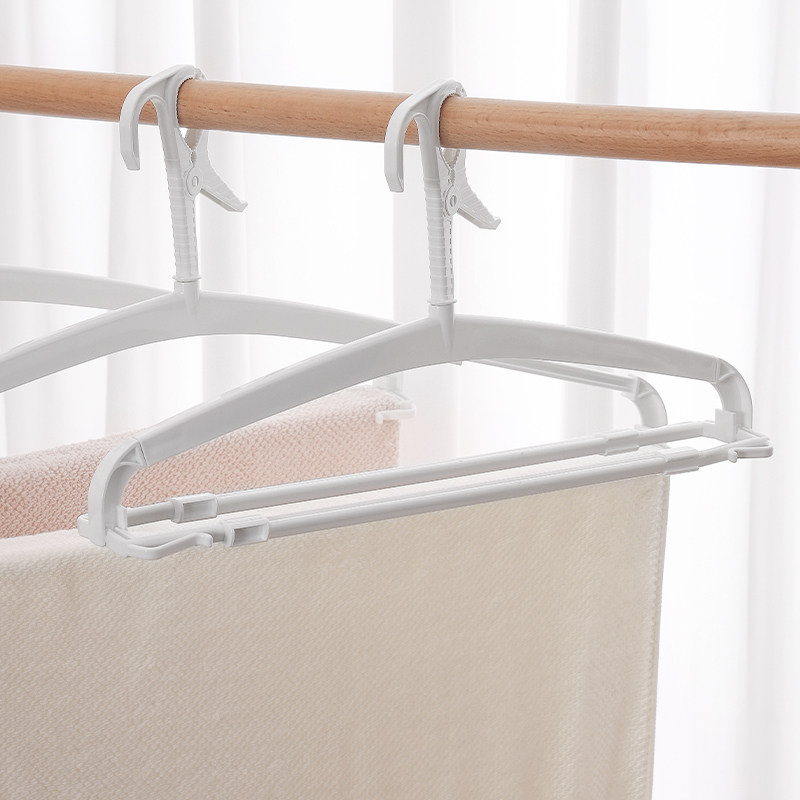 可伸缩衣架家用晒被子q床单晾衣架神器折叠挂架防风晾晒浴巾大衣,淘宝优惠券,粉丝福利购,淘宝优惠卷
