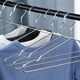 Authentic 304 stainless steel steel printed clothes hanger solid steel ball round head clothes hanger household clothes support anti-slip drying rack