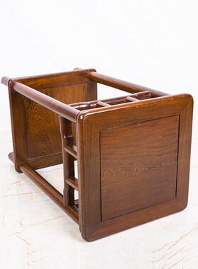 增高花盆底座托盘鱼缸奇s石头工艺品花瓶实木摆件托盘木质花架圆