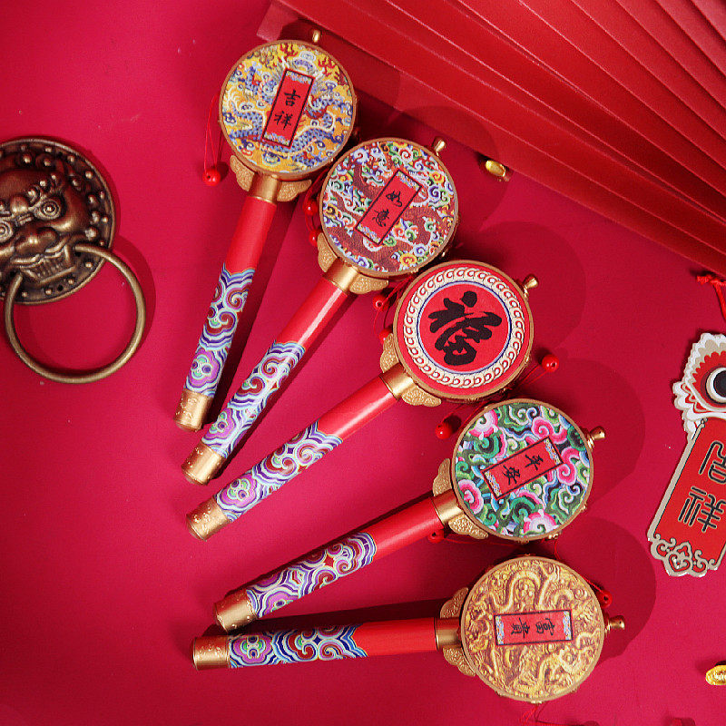 传统拨浪鼓婴幼儿童手摇鼓礼品景区特色旅游纪念品礼物福字工艺品,淘宝优惠券,粉丝福利购,淘宝优惠卷