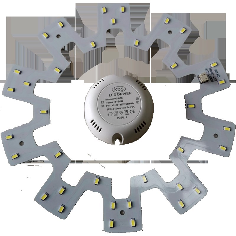 暖光led灯带led吸顶灯灯芯改造灯板灯盘灯珠圆形家用超亮灯条贴片 - 图3