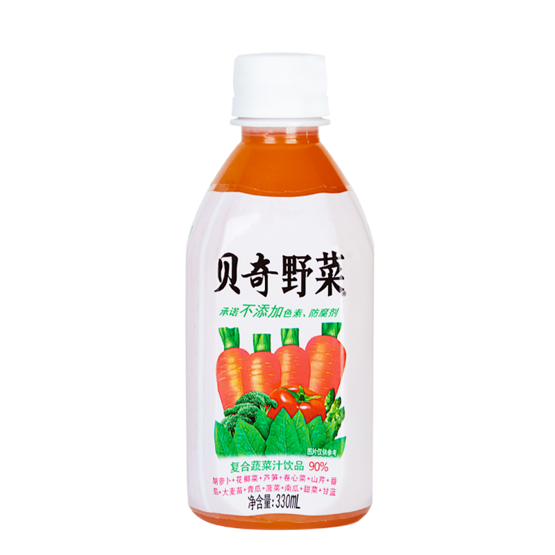 贝奇野菜汁 混合12种蔬菜 0脂肪每日C复合胡萝卜汁饮料果蔬汁饮品