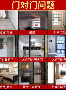 速发天官赐福门决门解对挂件门对楼梯电门厨房卫生间卧室对梯门贴