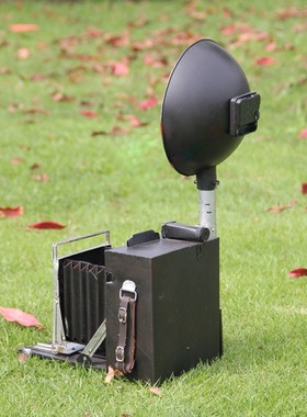 老式复古钟表相i机模型摆件家居软装饰品影楼摄影道具铁艺摆设包