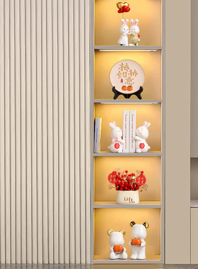 速发招财猫新房客柜摆迁酒厅电视酒柜玄关家居装饰品乔件之喜新居