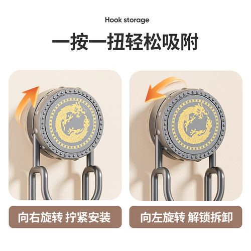 吸盘脸盆卫生间收纳架壁挂式置物架盆子挂钩浴室挂架免打孔脸盆架 - 图2