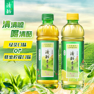 清酷凉茶草本植物饮料绿茶味350ml*6瓶