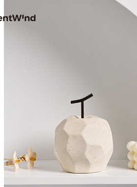 速发陶瓷厅果童件梨侘寂风简约客水儿摆房电视柜玄关家居装饰