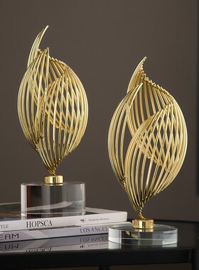 风生水起酒柜电视柜装饰品摆件轻奢E高档客厅办公室玄关家居饰品