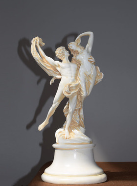 希腊神话爱神雕像翅膀天使创意人C物艺术情侣雕塑客厅婚庆装饰摆