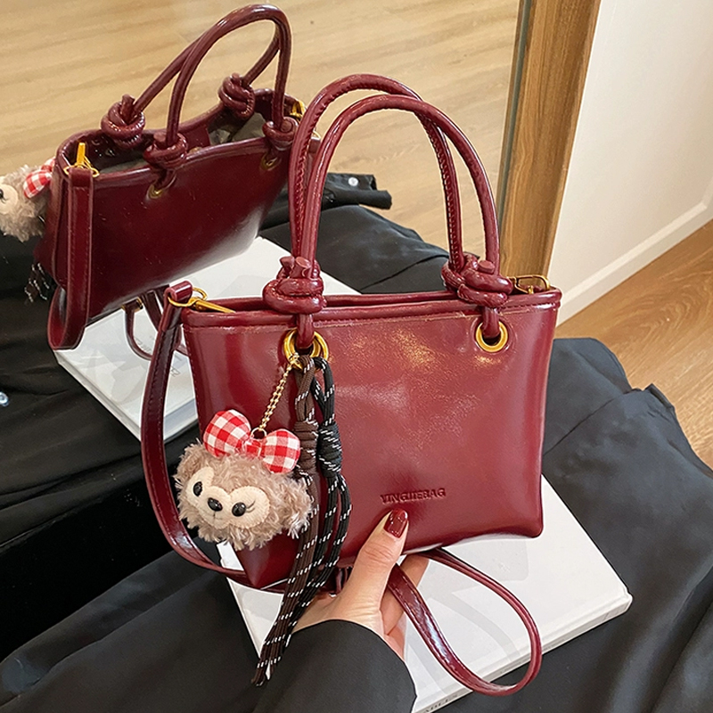 明星孙怡同款手拎菜篮小包包单肩包女2025新款小众轻奢斜挎包手提 - 图2