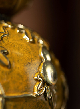 朱炳仁铜  福禄万代铜葫芦瓶 z家居饰品装饰办公桌摆件 办公桌摆