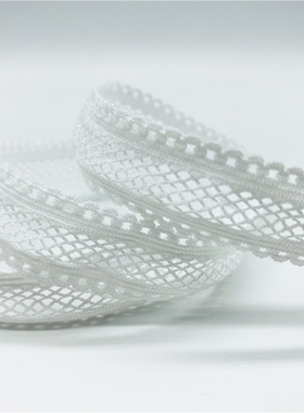 好货5yards/Lot 15mm Grid Elastic Ribbon Fold Over Spandex El
