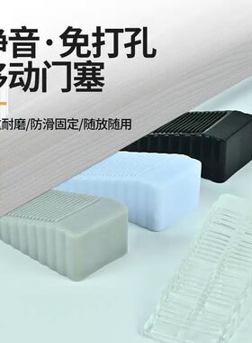 加厚加高透明橡胶防风门挡