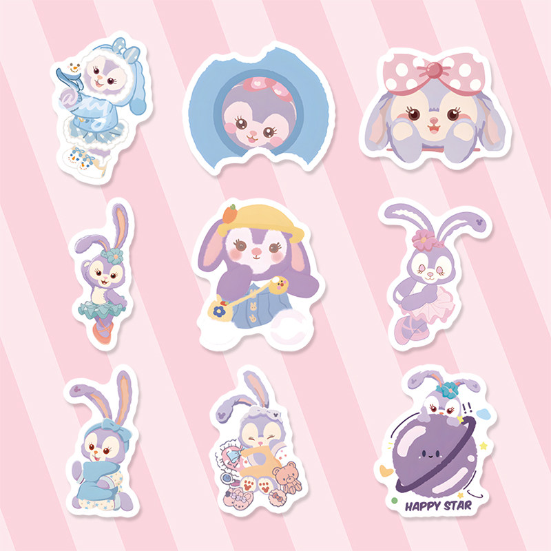 100张高颜值星黛露贴纸可爱动漫手账装饰手机壳笔记本电脑行李箱贴画,淘宝优惠券,粉丝福利购,淘宝优惠卷