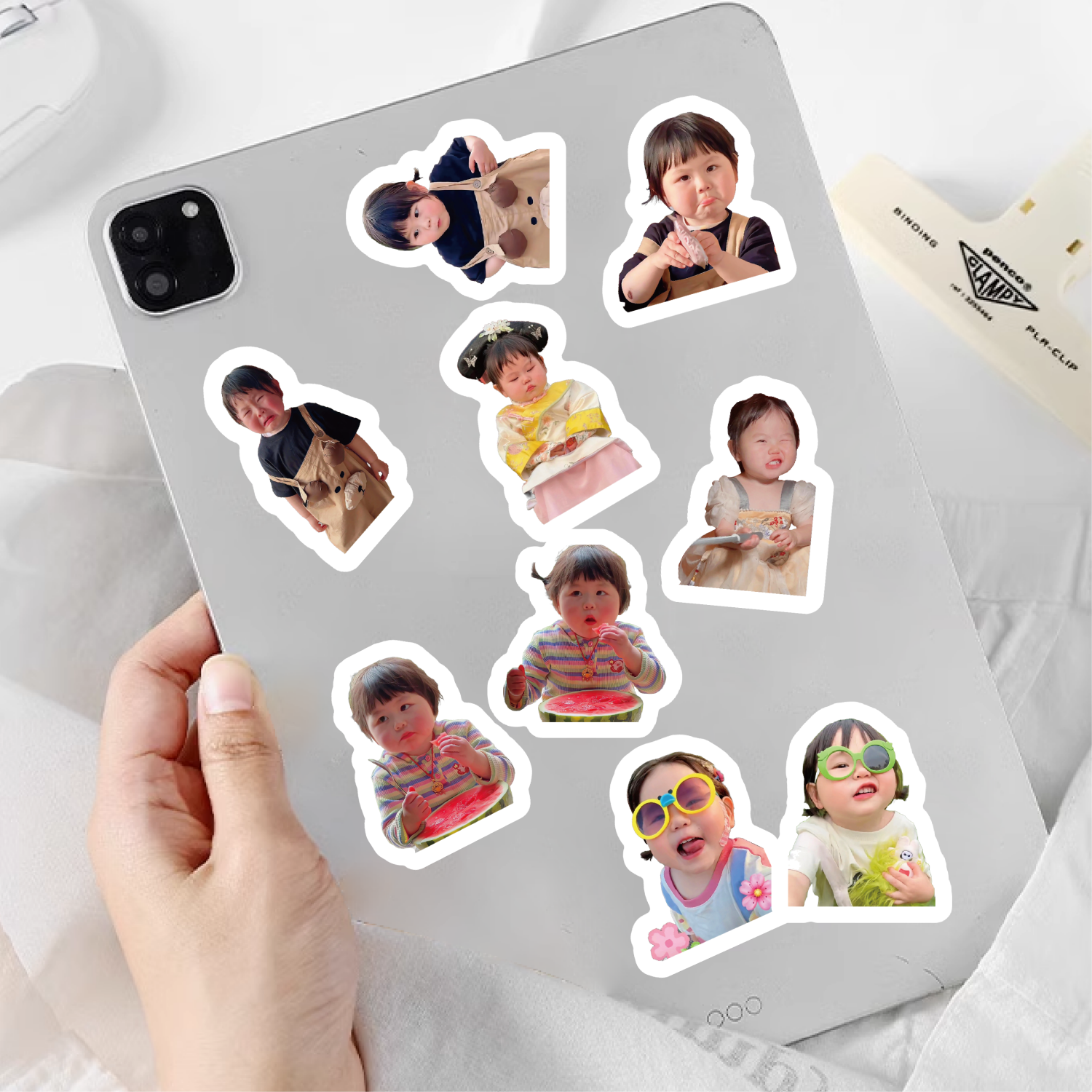 瑶一瑶贴纸可爱宝贝周边手账防水行李箱防丢桌面遮丑咕卡打包素材,淘宝优惠券,粉丝福利购,淘宝优惠卷