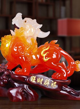 速发招财业财件福貔貅摆纳开旺礼品开店送礼前台收银台客厅摆设