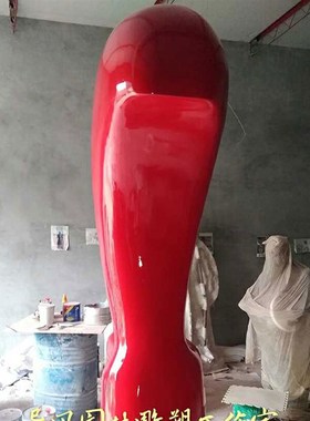 石膏设计定制抽象手指雕像定做大拇指标志性卡通雕塑订彩绘摆件