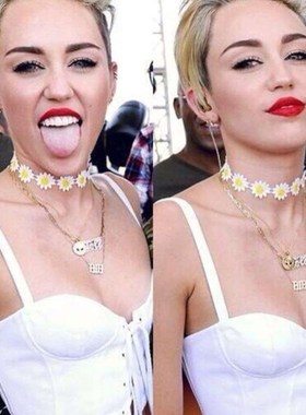 Daisy Lace Necklace sunflower lace neck band collar