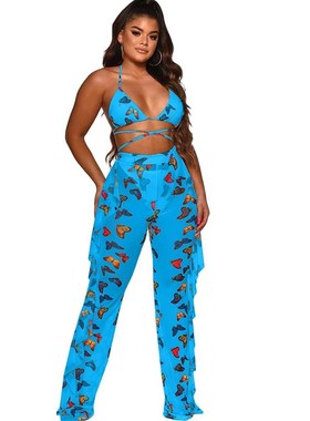 VAZN  Summer New See Through Lace Open Beach Hollow Out Fash