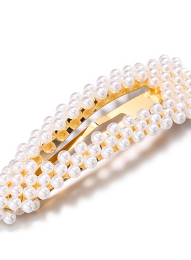 New Fashion Pearl Hair Clip for Women Elegant Korean Design