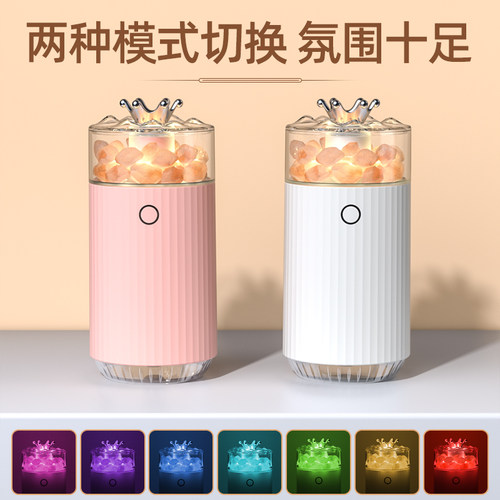 极速车载加湿器空气净化器一体车用车内气氛灯新款汽车雾化香薰机 - 图2