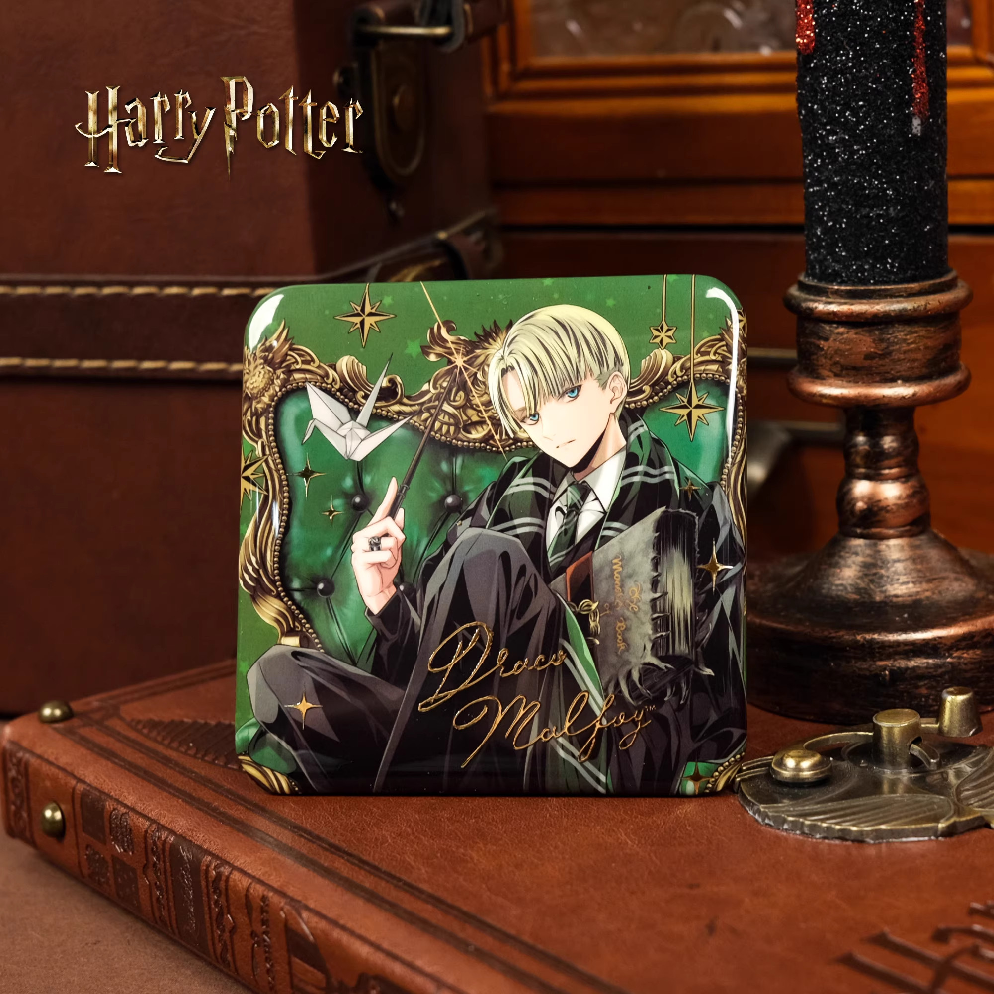正版哈利波特周边马尔福徽章吧唧笔记本书签贴纸斯莱特林生日礼盒,淘宝优惠券,粉丝福利购,淘宝优惠卷