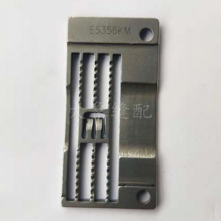 银箭三针五线坎车绷缝机C858K针板E5356KM牙齿D5356K H53536K冚车 - 图0