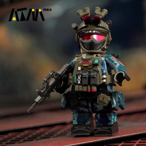 三角洲行动威龙红狼乐高人仔小积木周边兵人偶军事模型手办玩具枪 - 图1