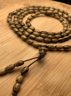 海柳腰链把玩文玩老型直筒米珠手链修身廋腰手串饰品配饰赤柳血柳