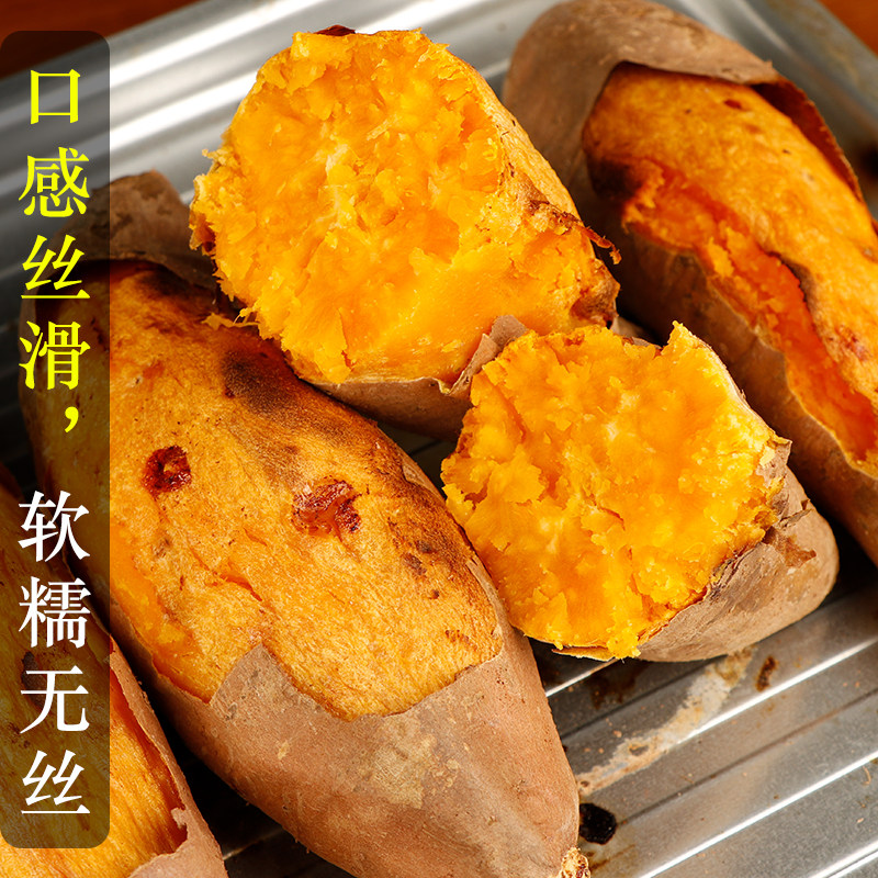 【烈儿宝贝直播间】沙地黄心蜜薯5斤装 红薯现挖现发地瓜红薯龙九