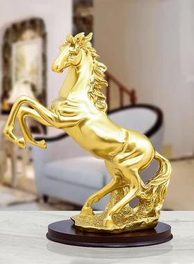 马到成功办公桌摆件家居装饰品现代简约创意客厅电视柜酒柜艺术品