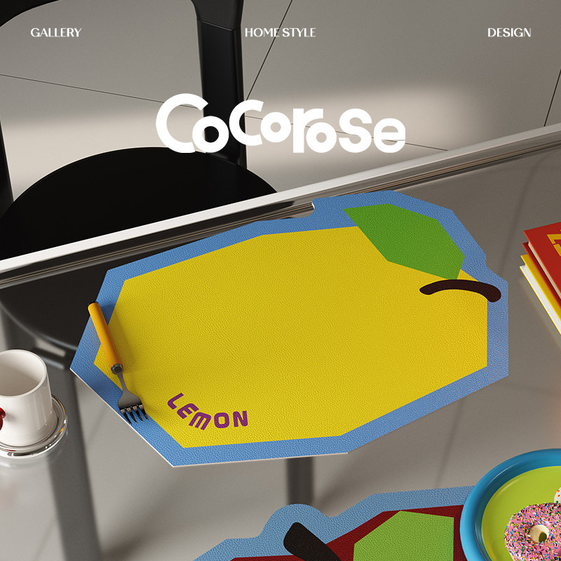 水果派对多巴胺防水防油西餐桌面防烫隔热耐高温餐盘碗垫茶水杯垫,淘宝优惠券,粉丝福利购,淘宝优惠卷