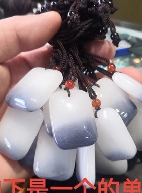 天然新疆金丝玉平安无事牌吊坠男女情侣真玉玉牌儿童玉石项链玉佩