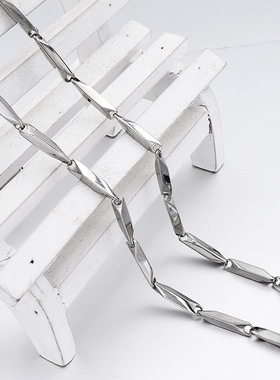 特价不掉色男士项链粗款银色霸气项链情侣男女嘻哈钛钢项链饰品