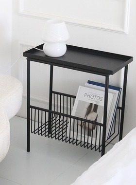 Wuli Danish Design/ins Style Sofa Side Table Wrought Iron Co