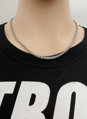 Titanium steel, stainless steel chain necklace lantern chain