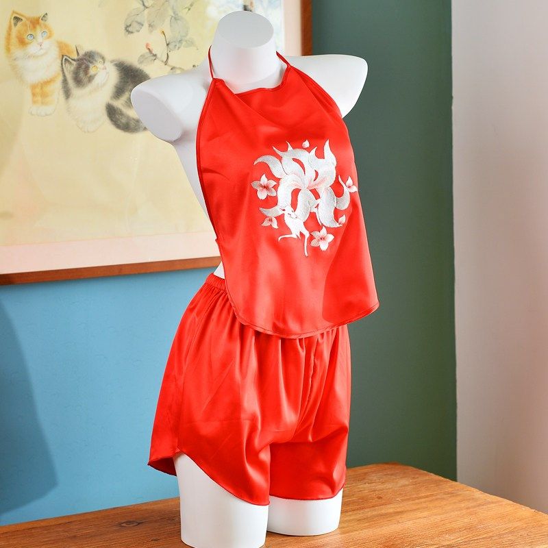 快速发货202h4新款性感孙答应的肚兜睡衣女外穿挂脖上衣床上成人,淘宝优惠券,粉丝福利购,淘宝优惠卷