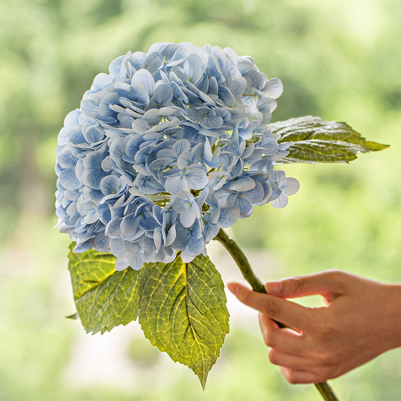速发绣球花假桌花摆设花艺摆件客厅花束绢花轻花装饰品餐奢高端 - 图0