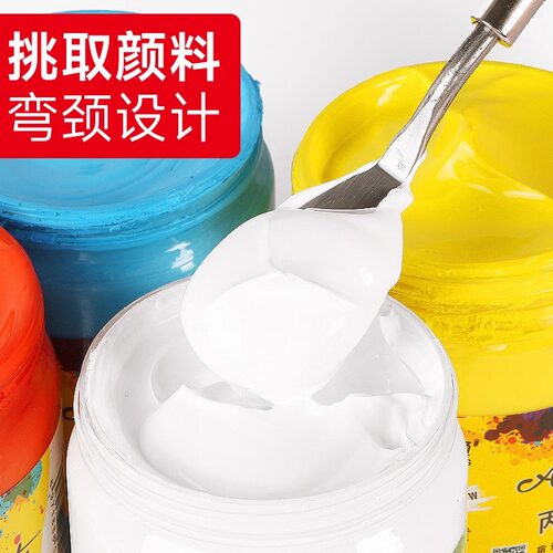 调色刀油画刮刀套装丙烯水粉颜料油画刀工具平头小尖刀挑刀美术用品铲刀肌理刀画材儿童专业全套绘画材料 - 图2