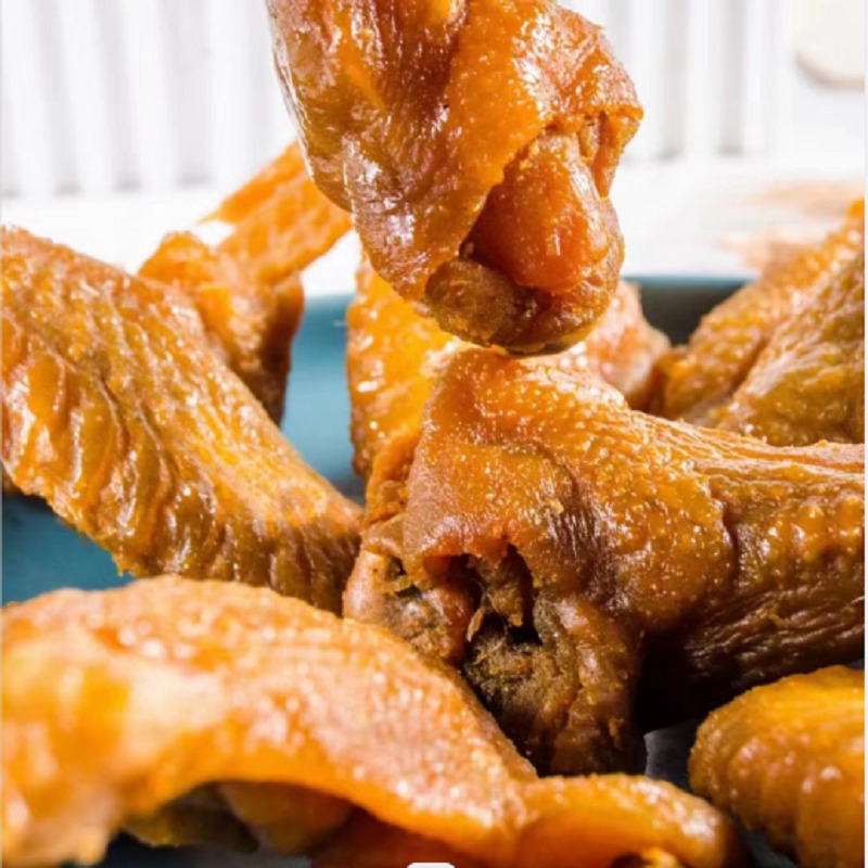 广东梅州香辣烤鸡翅客家特产风干鸡翅解馋盐焗卤味休闲网红零食-图2