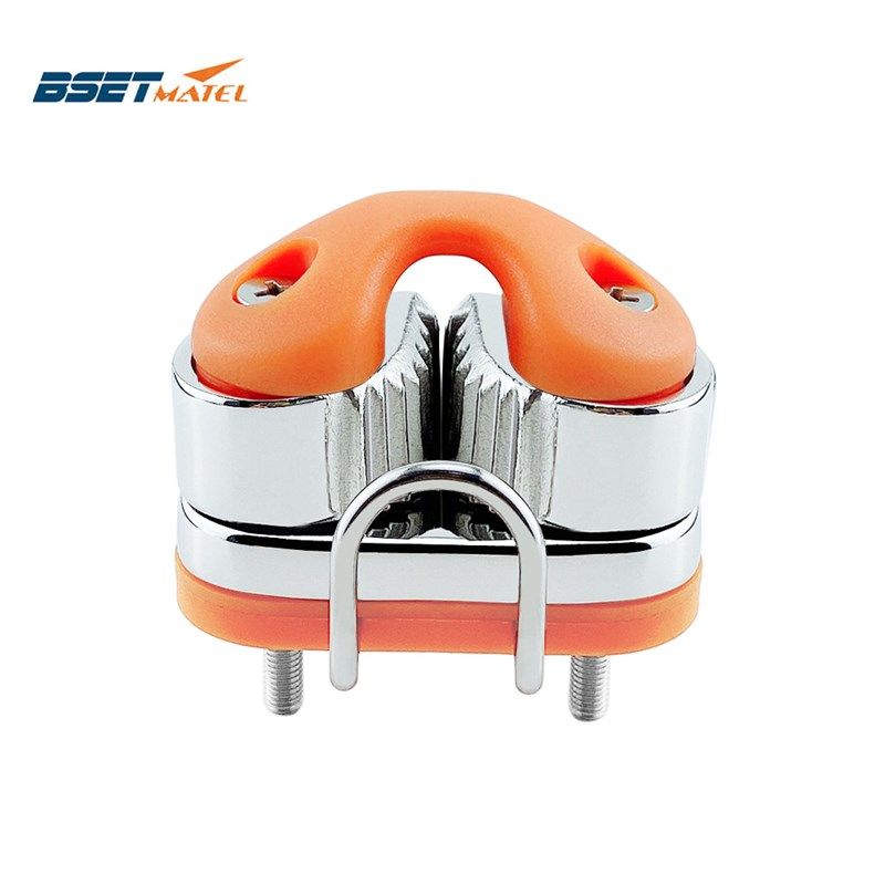 跨境 不锈钢带导环滚珠夹绳器 卡线器 自动夹绳板 普拉提健身器械 - 图0