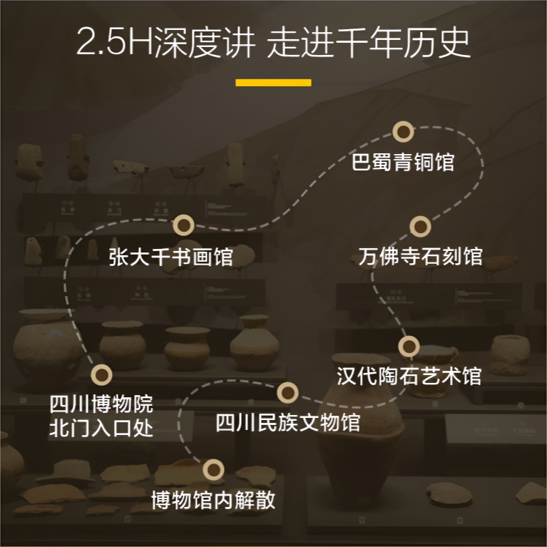 四川博物院1.5H/2.5H文史大咖深度精讲含门票|含耳机|VIP私家团
