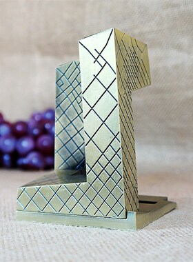 中国地标建筑金属模型北京央视大楼摆件家居客厅装饰北京旅游纪念