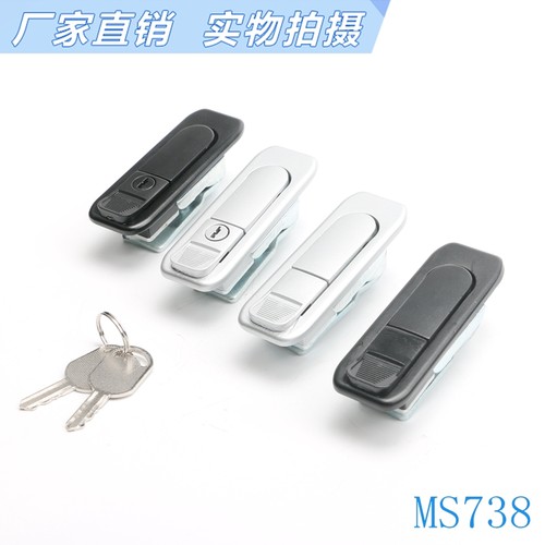 柜锁MS738-1配电箱锁/配电柜平面锁/配电柜箱弹跳锁 机械门锁工业 - 图2