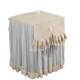 Floral simple washing machine cover fabric lace dust cover does not take off the drum when turned on and opens sideways for sun protection